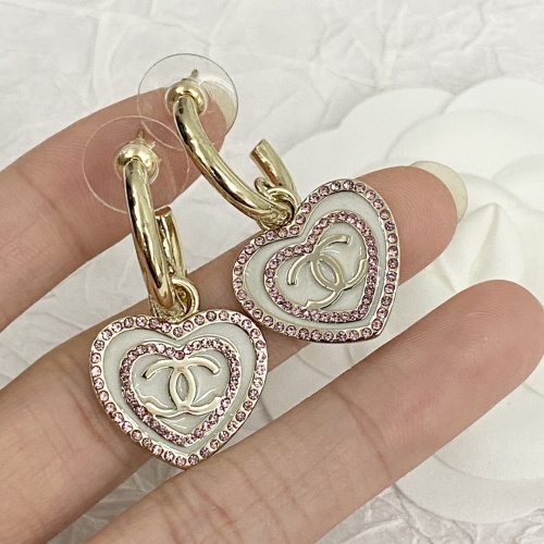 Replica Chanel Earrings For Women #1214256 $32.00 USD for Wholesale