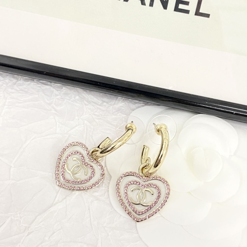 Replica Chanel Earrings For Women #1214256 $32.00 USD for Wholesale