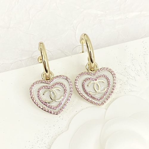 Replica Chanel Earrings For Women #1214256 $32.00 USD for Wholesale