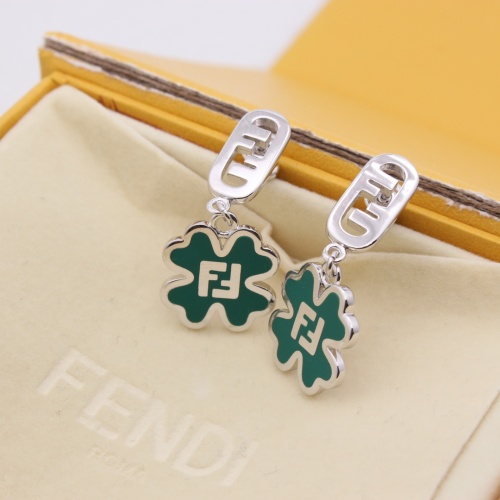 Replica Fendi Earrings For Women #1214349 $48.00 USD for Wholesale