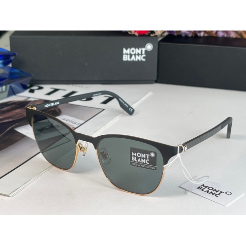 Montblanc AAA Quality Sunglasses #1214373 $64.00 USD, Wholesale Replica Montblanc AAA Quality Sunglasses