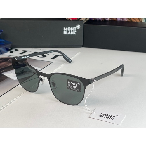 Montblanc AAA Quality Sunglasses #1214374 $64.00 USD, Wholesale Replica Montblanc AAA Quality Sunglasses