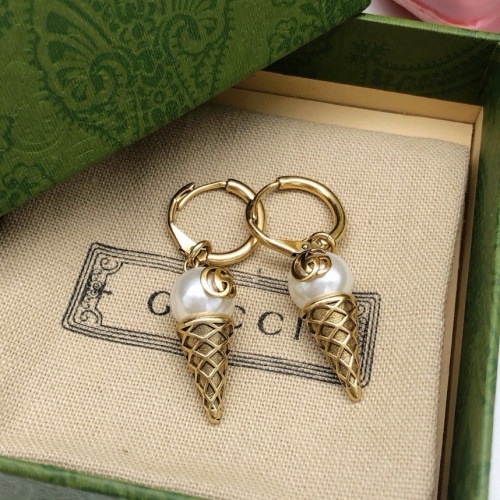 Replica Gucci Earrings For Women #1214382 $29.00 USD for Wholesale