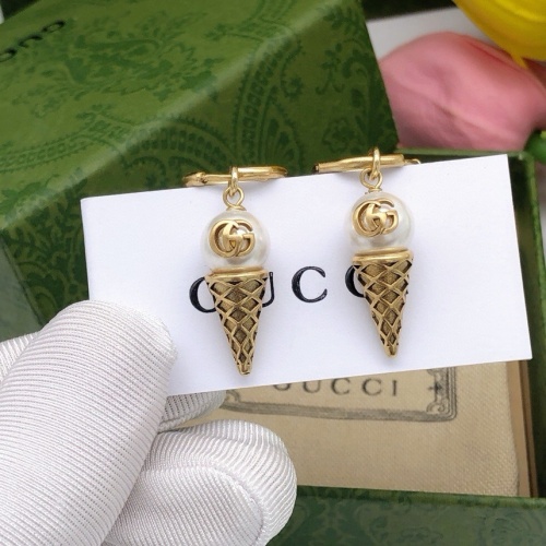 Replica Gucci Earrings For Women #1214382 $29.00 USD for Wholesale