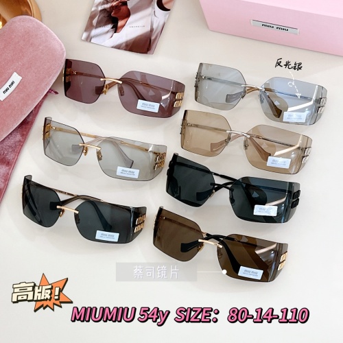 Replica MIU MIU AAA Quality Sunglasses #1214402 $72.00 USD for Wholesale