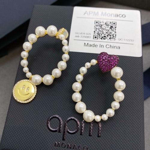 Apm Monaco Earrings For Women #1214435 $38.00 USD, Wholesale Replica Apm Monaco Earrings