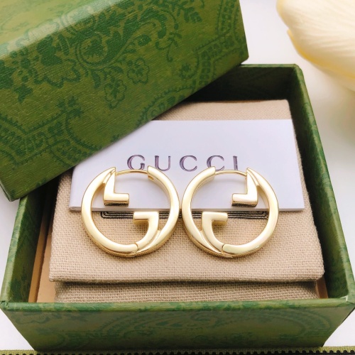 Replica Gucci Earrings For Women #1214449 $27.00 USD for Wholesale