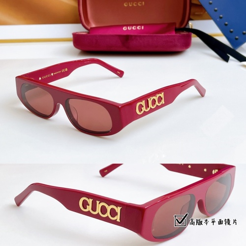 Gucci AAA Quality Sunglasses #1214660 $60.00 USD, Wholesale Replica Gucci AAA Quality Sunglasses