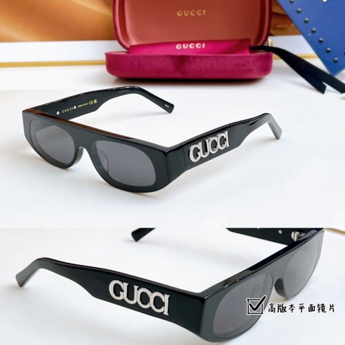 Gucci AAA Quality Sunglasses #1214663 $60.00 USD, Wholesale Replica Gucci AAA Quality Sunglasses