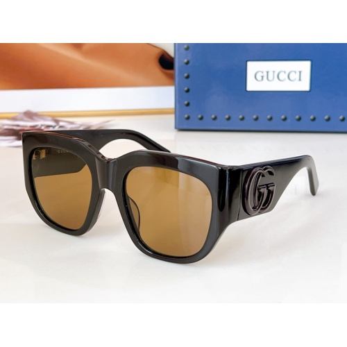 Gucci AAA Quality Sunglasses #1214673 $60.00 USD, Wholesale Replica Gucci AAA Quality Sunglasses