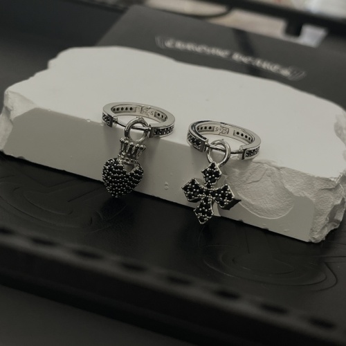 Replica Chrome Hearts Earrings For Women #1214735 $36.00 USD for Wholesale