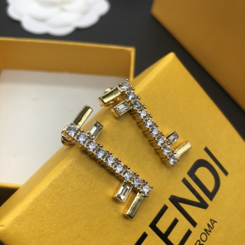 Fendi Earrings For Women #1214889 $25.00 USD, Wholesale Replica Fendi Earrings