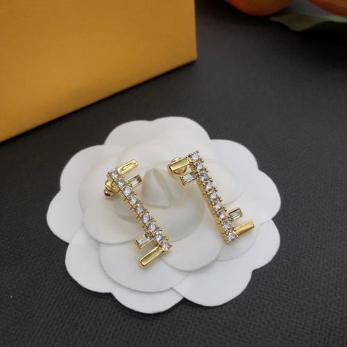 Replica Fendi Earrings For Women #1214889 $25.00 USD for Wholesale