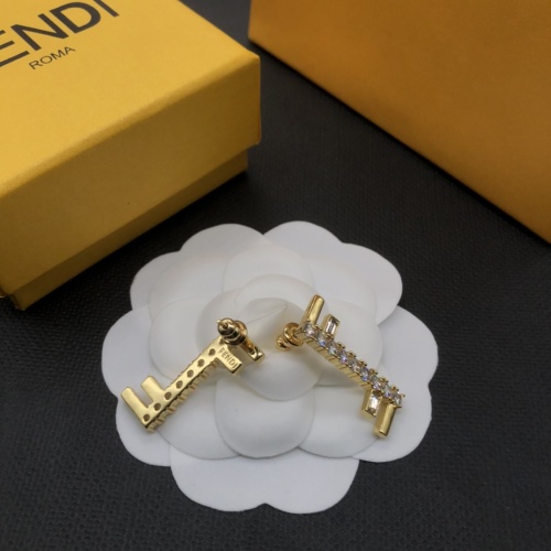 Replica Fendi Earrings For Women #1214889 $25.00 USD for Wholesale