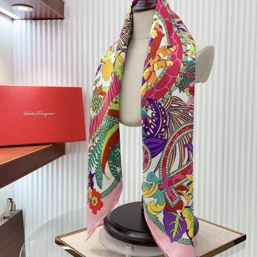 Replica Salvatore Ferragamo Silk Square For Women #1214893 $52.00 USD for Wholesale