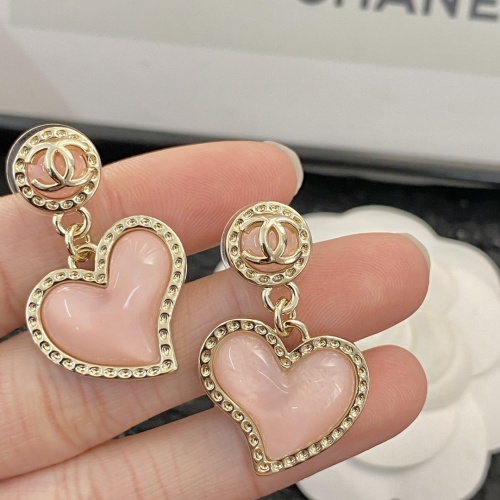 Replica Chanel Earrings For Women #1214952 $32.00 USD for Wholesale