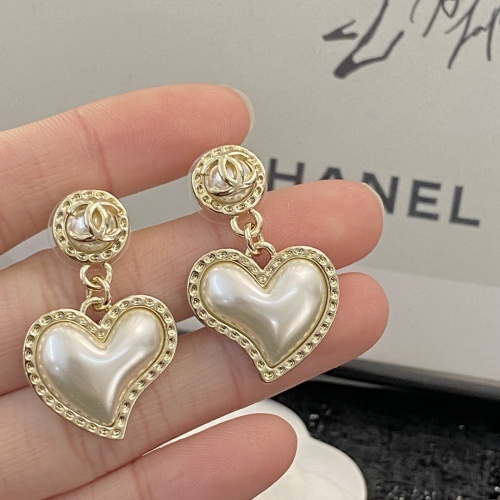 Replica Chanel Earrings For Women #1214954 $32.00 USD for Wholesale