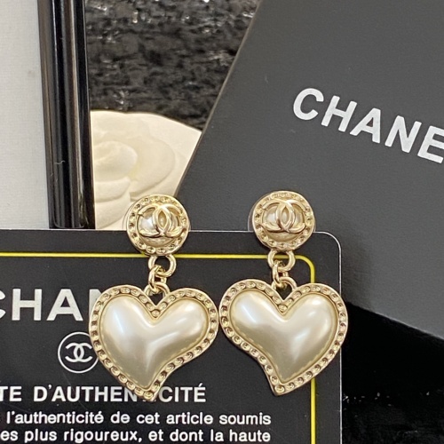 Replica Chanel Earrings For Women #1214954 $32.00 USD for Wholesale