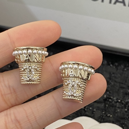 Replica Chanel Earrings For Women #1214982 $27.00 USD for Wholesale