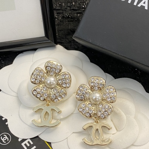 Replica Chanel Earrings For Women #1214984 $32.00 USD for Wholesale