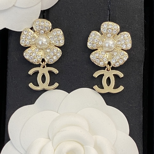 Replica Chanel Earrings For Women #1214984 $32.00 USD for Wholesale