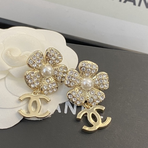 Replica Chanel Earrings For Women #1214984 $32.00 USD for Wholesale