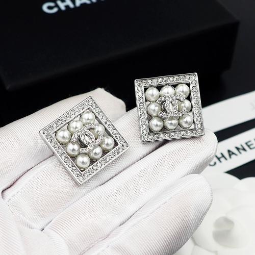 Replica Chanel Earrings For Women #1215052 $25.00 USD for Wholesale