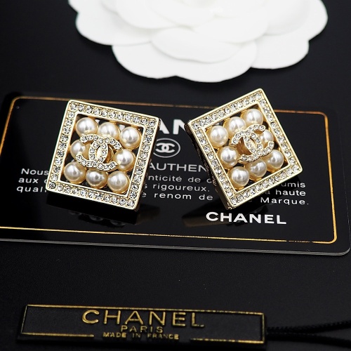 Replica Chanel Earrings For Women #1215053 $25.00 USD for Wholesale