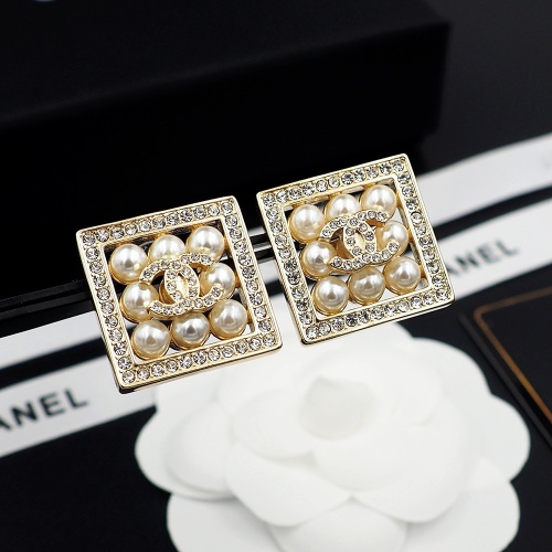 Replica Chanel Earrings For Women #1215053 $25.00 USD for Wholesale