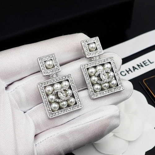 Replica Chanel Earrings For Women #1215060 $27.00 USD for Wholesale