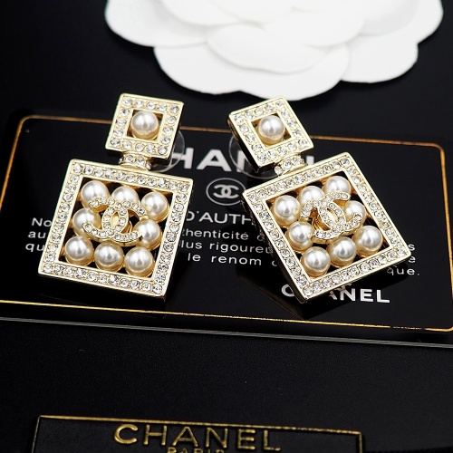 Replica Chanel Earrings For Women #1215061 $27.00 USD for Wholesale