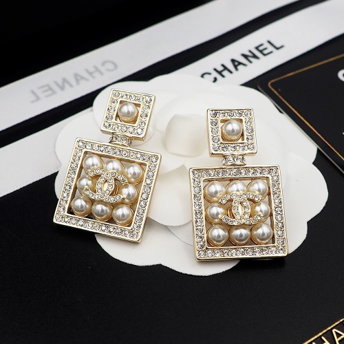 Replica Chanel Earrings For Women #1215061 $27.00 USD for Wholesale