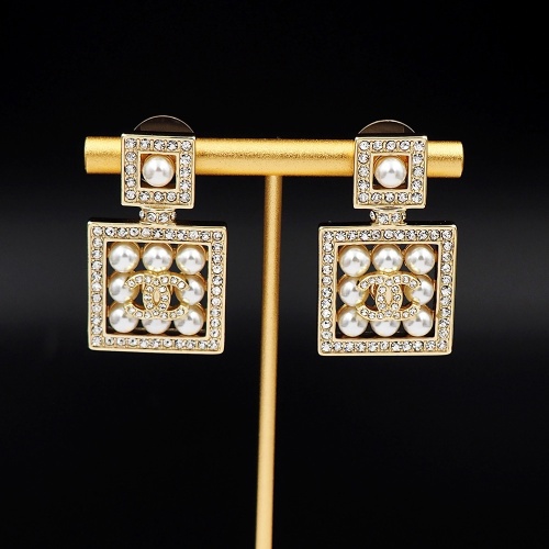 Replica Chanel Earrings For Women #1215061 $27.00 USD for Wholesale