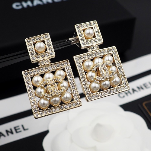 Replica Chanel Earrings For Women #1215061 $27.00 USD for Wholesale