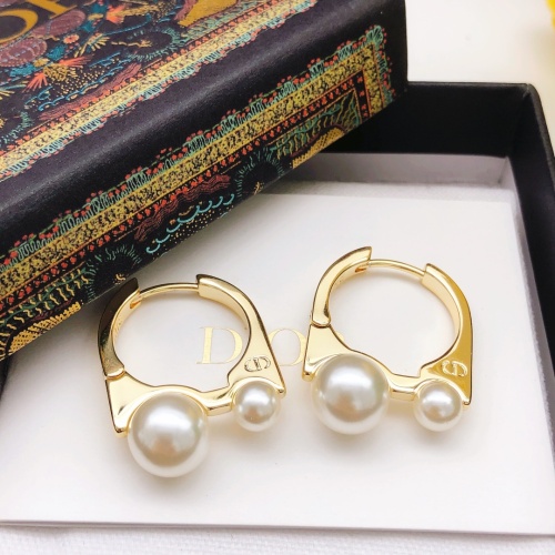 Replica Christian Dior Earrings For Women #1215111 $27.00 USD for Wholesale