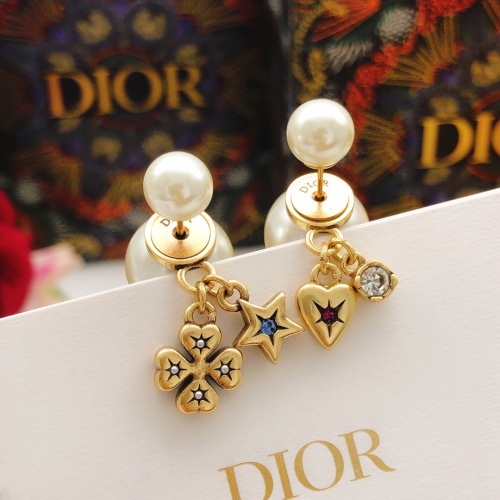 Replica Christian Dior Earrings For Women #1215117 $27.00 USD for Wholesale