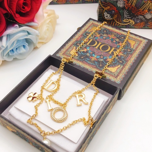 Replica Christian Dior Necklaces #1215124 $36.00 USD for Wholesale