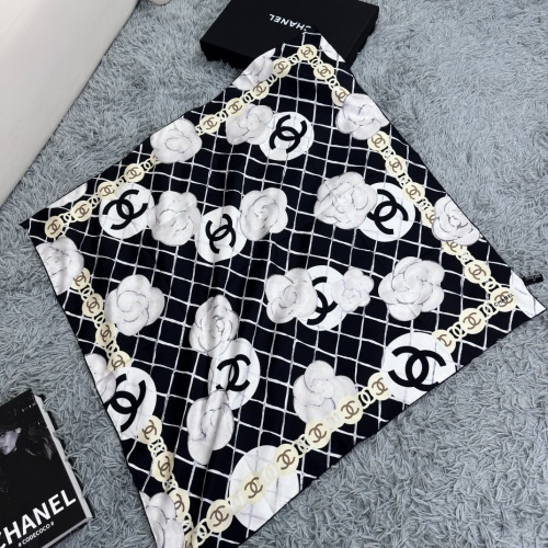 Chanel Silk Square For Women #1215150 $52.00 USD, Wholesale Replica Chanel Scarves