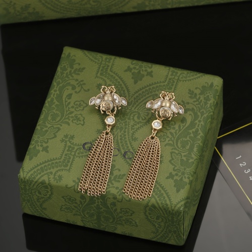 Replica Gucci Earrings For Women #1215209 $32.00 USD for Wholesale