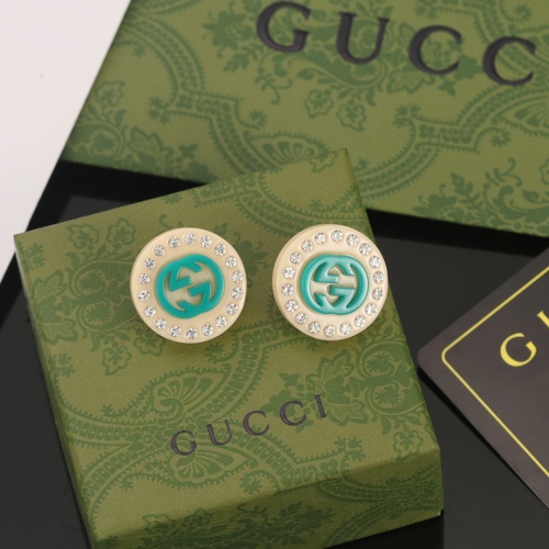 Replica Gucci Earrings For Women #1215216 $29.00 USD for Wholesale