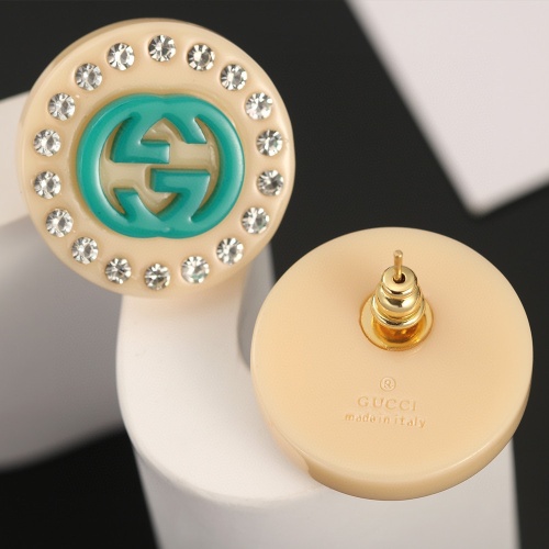 Replica Gucci Earrings For Women #1215216 $29.00 USD for Wholesale