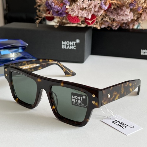 Montblanc AAA Quality Sunglasses #1215253 $64.00 USD, Wholesale Replica Montblanc AAA Quality Sunglasses