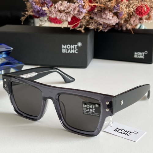 Montblanc AAA Quality Sunglasses #1215256 $64.00 USD, Wholesale Replica Montblanc AAA Quality Sunglasses