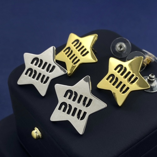 Replica MIU MIU Earrings For Women #1215257 $27.00 USD for Wholesale