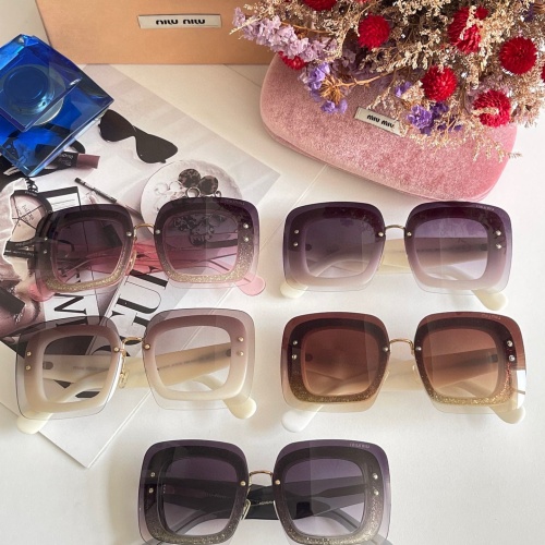 Replica MIU MIU AAA Quality Sunglasses #1215259 $60.00 USD for Wholesale