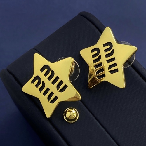 Replica MIU MIU Earrings For Women #1215261 $27.00 USD for Wholesale