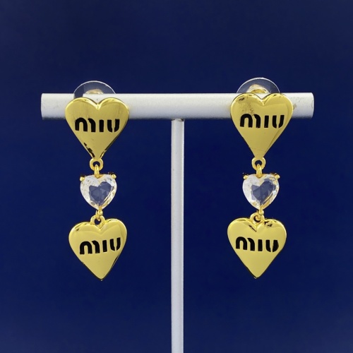 MIU MIU Earrings For Women #1215264 $32.00 USD, Wholesale Replica MIU MIU Earrings