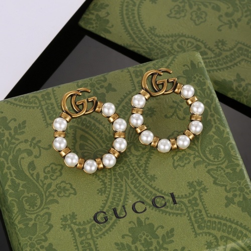 Replica Gucci Earrings For Women #1215271 $29.00 USD for Wholesale