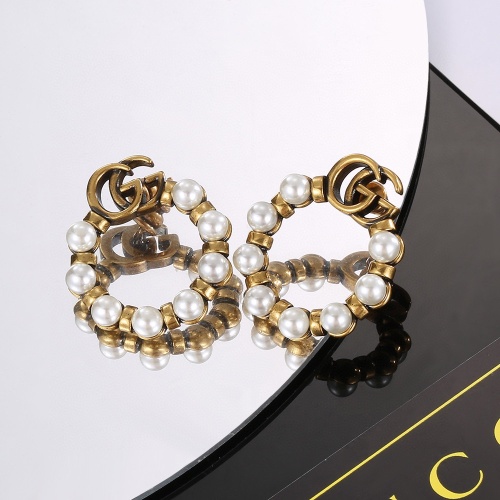 Replica Gucci Earrings For Women #1215271 $29.00 USD for Wholesale