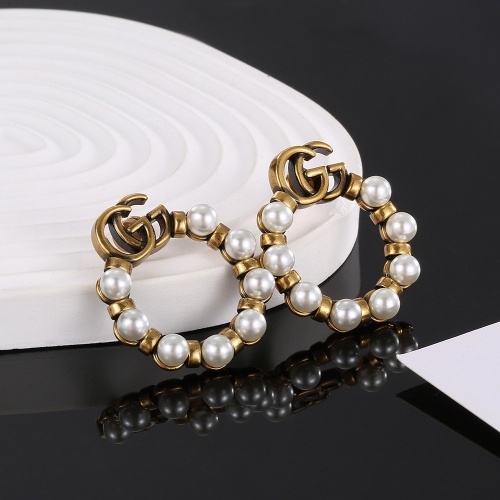 Replica Gucci Earrings For Women #1215271 $29.00 USD for Wholesale